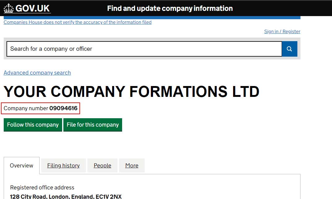 GOV.UK Company Registration Number (CRN Number) Explained! Your Company Formations